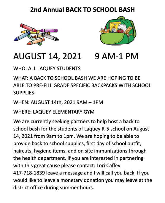 Back to School Bash