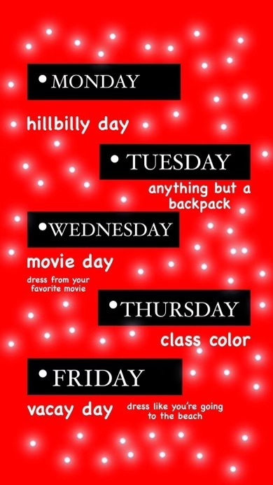spirit week